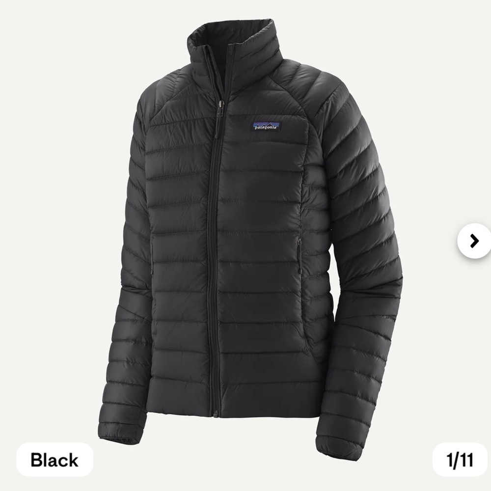 Patagonia Black Down Sweater Insulated Jacket XL - Women’s